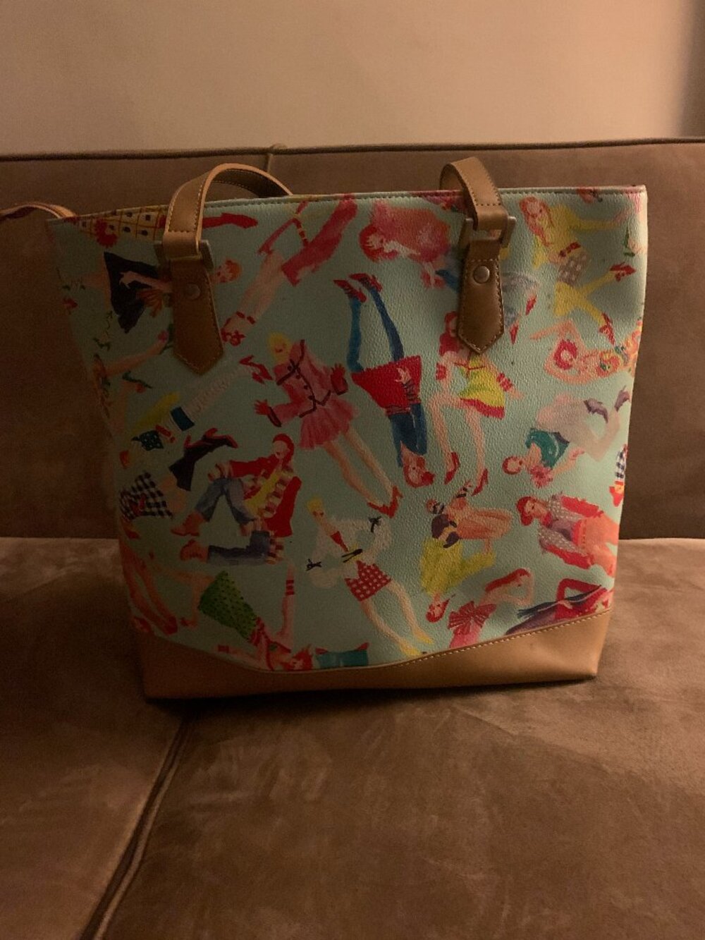 Sydney Love Vintage "Fashion Divas" / Fashion Print Tote Bag.